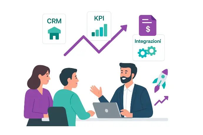 Metodo Futura Go in 4 passi: Discovery, Setup, Go-Live, Crescita.